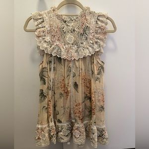Zimmerman floral and lace top